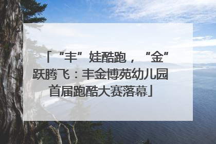 “丰”娃酷跑，“金”跃腾飞：丰金博苑幼儿园首届跑酷大赛落幕