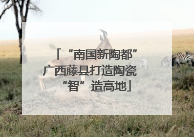 “南国新陶都”广西藤县打造陶瓷“智”造高地
