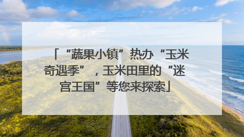 “蔬果小镇”热办“玉米奇遇季”，玉米田里的“迷宫王国”等您来探索