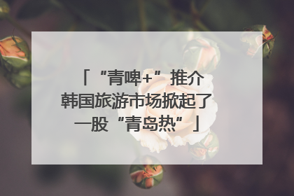 “青啤+”推介 韩国旅游市场掀起了一股“青岛热”