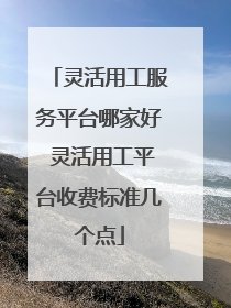 灵活用工服务平台哪家好 灵活用工平台收费标准几个点