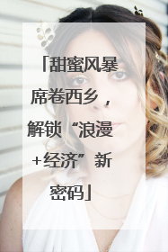 甜蜜风暴席卷西乡，解锁“浪漫+经济”新密码