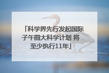 科学界先行发起国际子午圈大科学计划 将至少执行11年