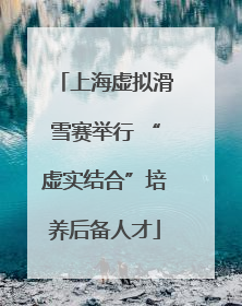 上海虚拟滑雪赛举行 “虚实结合”培养后备人才