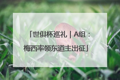 世俱杯巡礼｜A组：梅西率领东道主出征