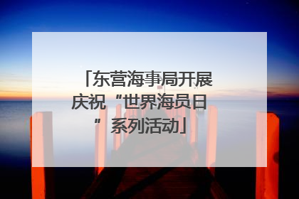 东营海事局开展庆祝“世界海员日”系列活动