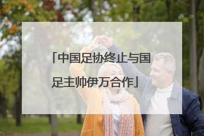 中国足协终止与国足主帅伊万合作
