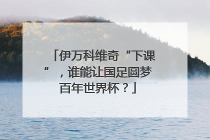 伊万科维奇“下课”，谁能让国足圆梦百年世界杯？