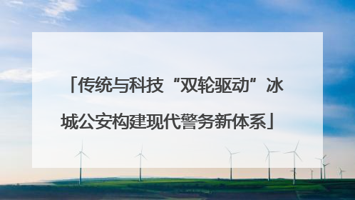 传统与科技“双轮驱动”冰城公安构建现代警务新体系