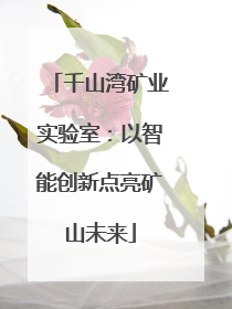 千山湾矿业实验室：以智能创新点亮矿山未来