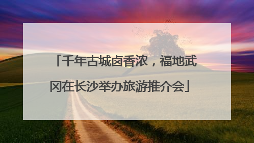 千年古城卤香浓，福地武冈在长沙举办旅游推介会