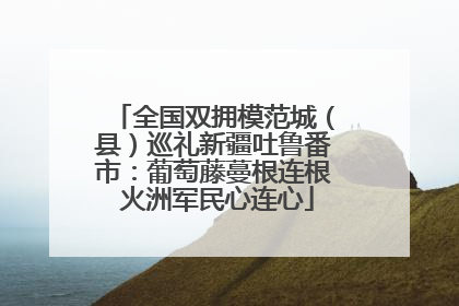 全国双拥模范城（县）巡礼新疆吐鲁番市：葡萄藤蔓根连根 火洲军民心连心
