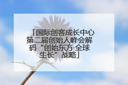 国际创客成长中心第二届创始人峰会解码“创始东方·全球生长”战略