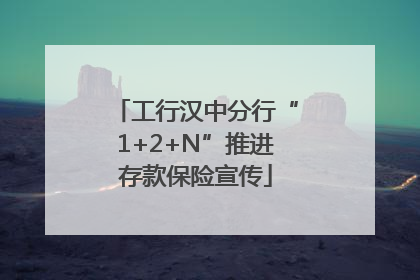 工行汉中分行“1+2+N”推进存款保险宣传