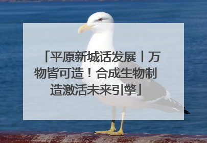 平原新城话发展丨万物皆可造！合成生物制造激活未来引擎