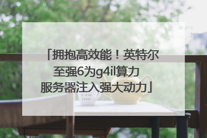 拥抱高效能！英特尔至强6为g4il算力服务器注入强大动力
