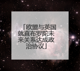 欧盟与英国就直布罗陀未来关系达成政治协议