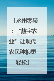 永州零陵：“数字农业”让现代农民种粮更轻松