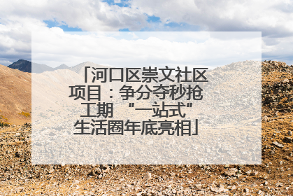 河口区崇文社区项目：争分夺秒抢工期 “一站式”生活圈年底亮相