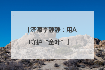 济源李静静：用AI守护“金叶”
