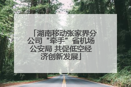 湖南移动张家界分公司“牵手”省机场公安局 共促低空经济创新发展