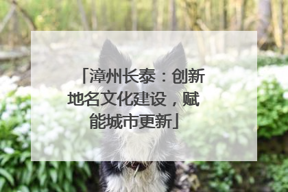 漳州长泰：创新地名文化建设，赋能城市更新
