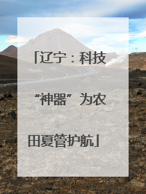 辽宁：科技“神器”为农田夏管护航
