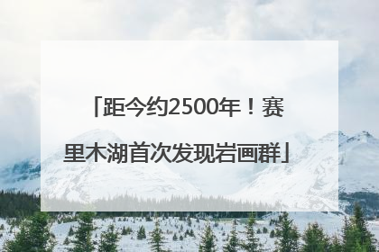 距今约2500年！赛里木湖首次发现岩画群