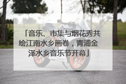 音乐、市集与烟花秀共绘江南水乡画卷，青浦金泽水乡音乐节开幕