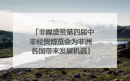 非媒盛赞第四届中非经贸博览会为非洲各国带来发展机遇