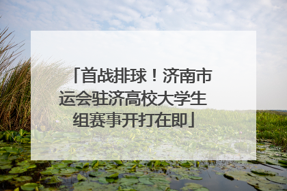 首战排球！济南市运会驻济高校大学生组赛事开打在即