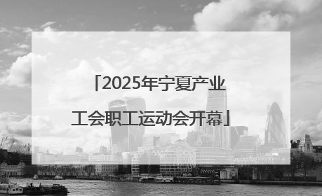 2025年宁夏产业工会职工运动会开幕